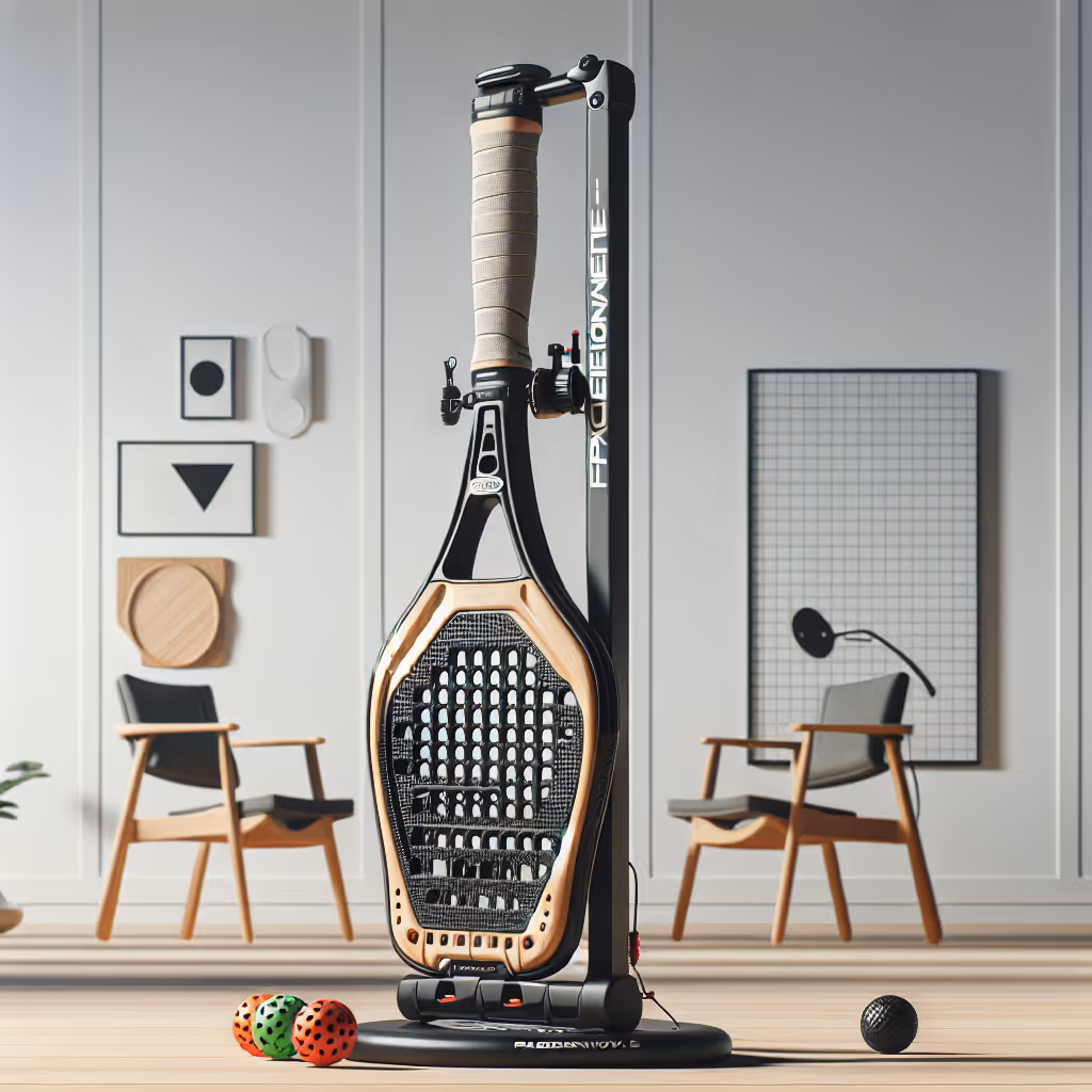 Elevate your pickleball game with the PaddleInnovate Adjustable Training System, designed to enhance agility, precision, and technique on the court.