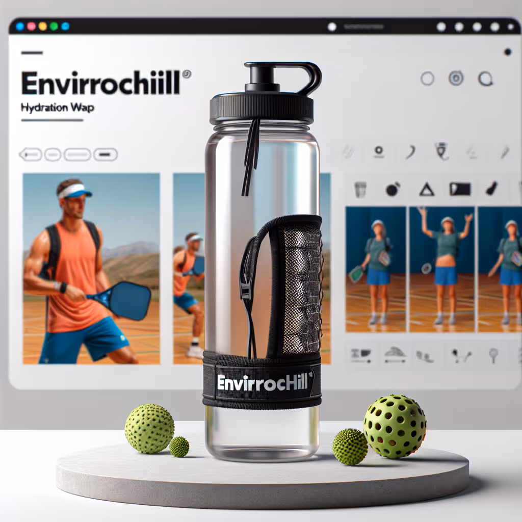 Revolutionize your cooling strategy on the court with the EnviroChill Hydration Wrap, a must-have accessory for avid pickleball players.