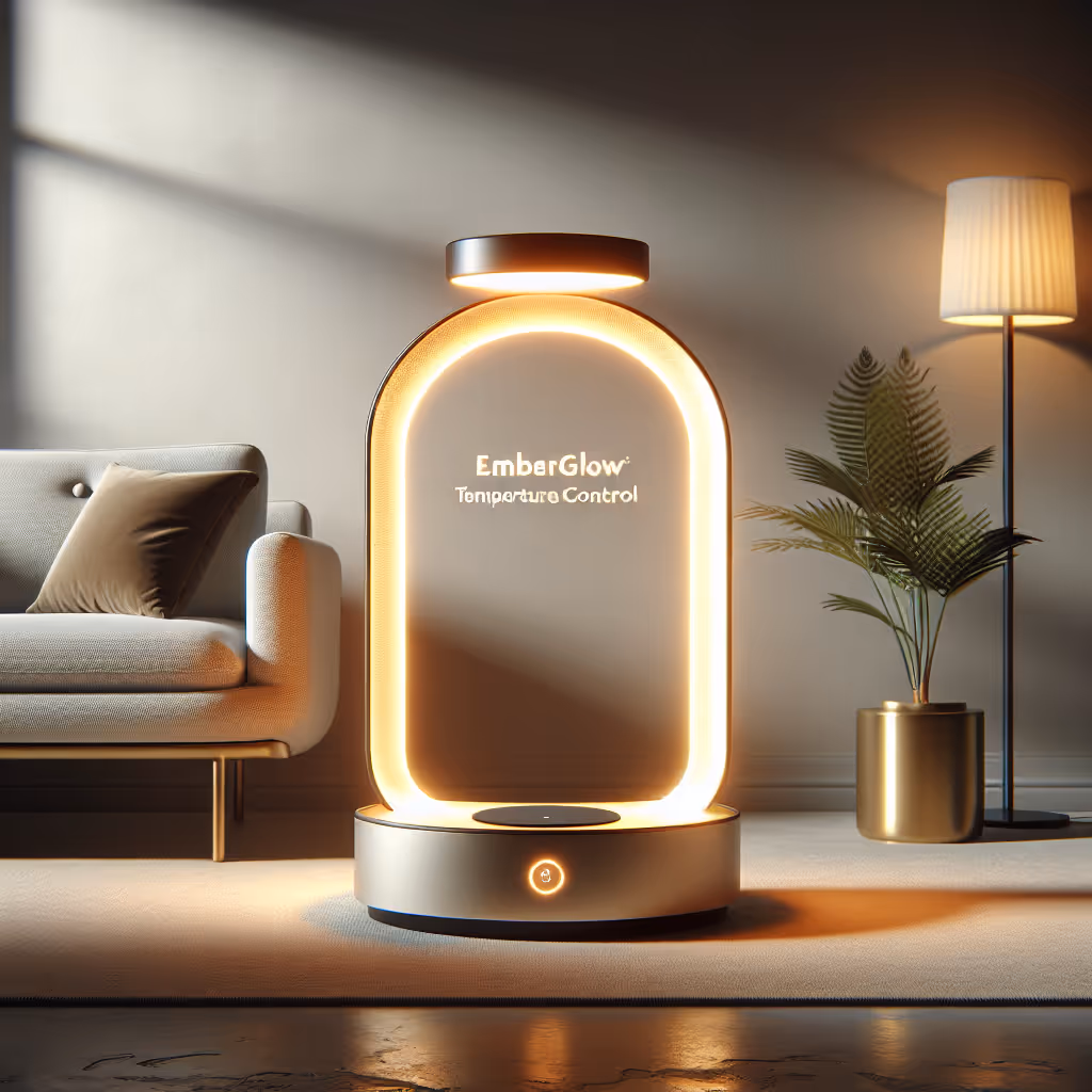 The EmberGlow Temperature Control Light offers custom ambiance with a soothing glow and adjustable temperature settings, perfect for any room in your home.