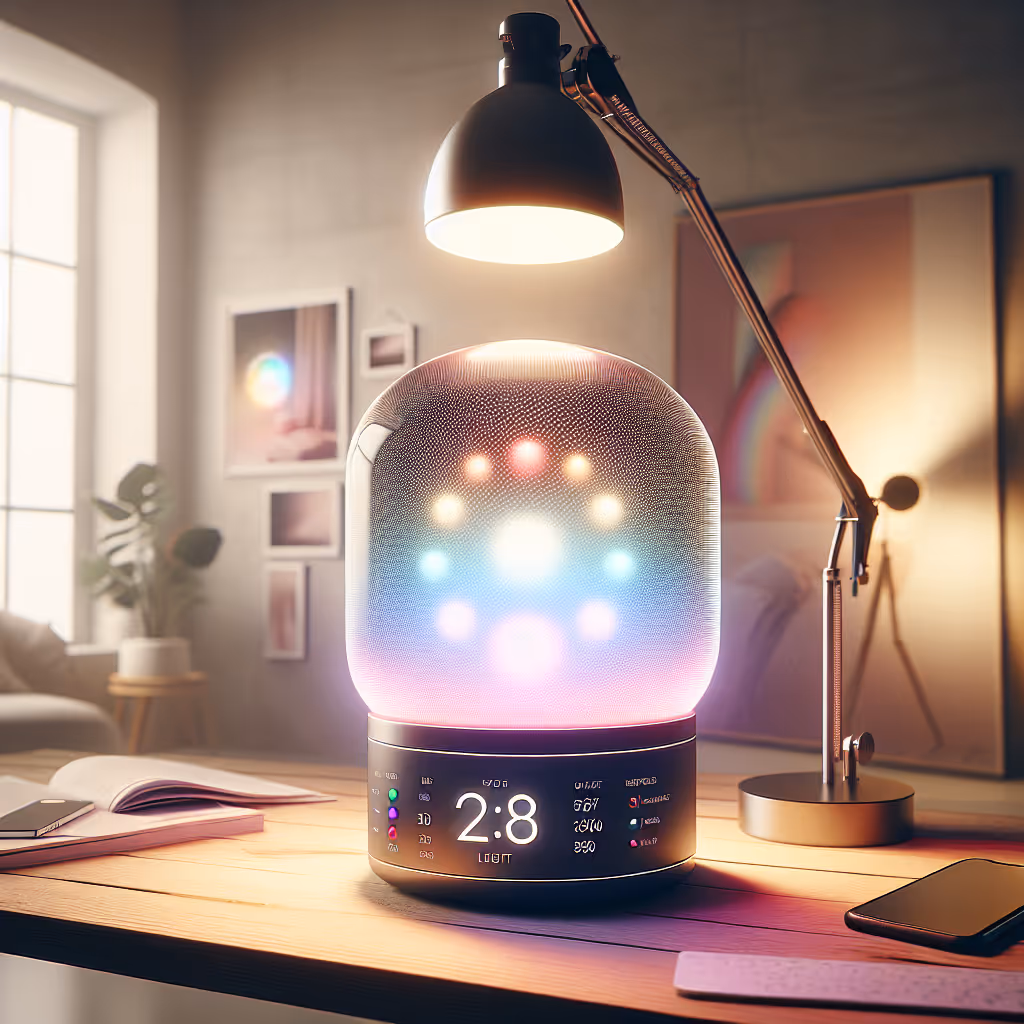 The GlowCraft LumaSphere Night Light combines innovation and design to deliver customizable ambient lighting, perfect for enhancing any room's atmosphere with its multi-color LED feature.