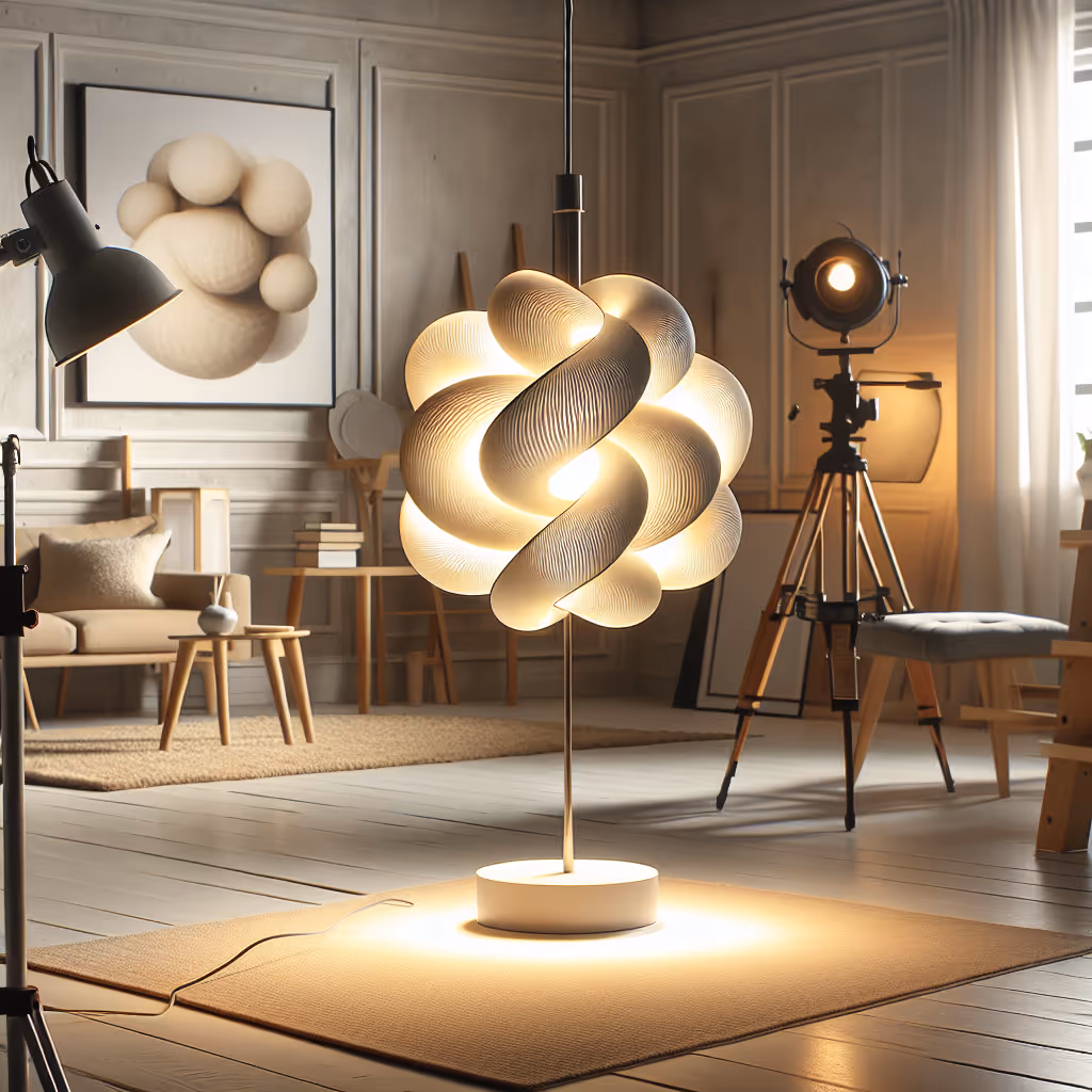 The Illusion LightShade blends artistry with innovative lighting to create a mesmerizing atmosphere in any room.