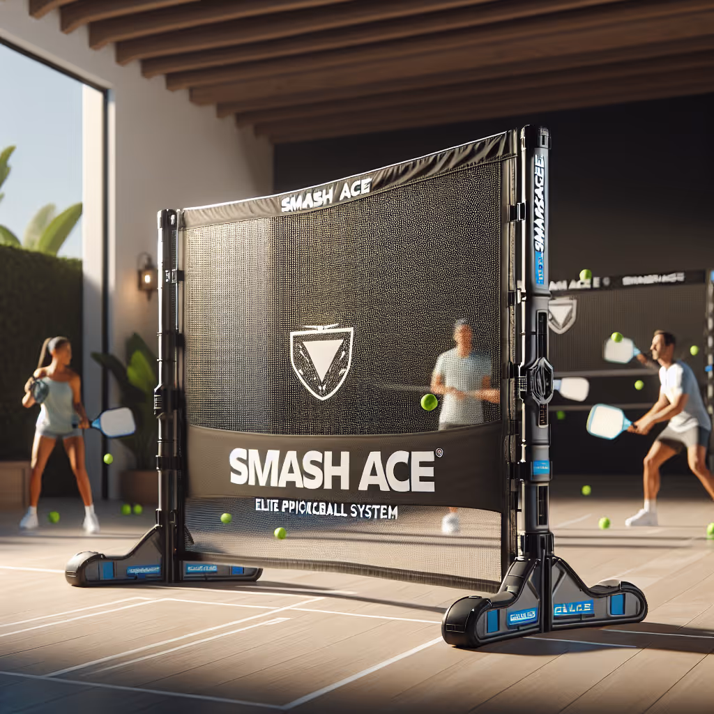 Discover peak performance with the SmashAce Elite Pickleball Net System. Perfect for both casual play and tournaments, this portable and durable net set ensures seamless setup and stability.