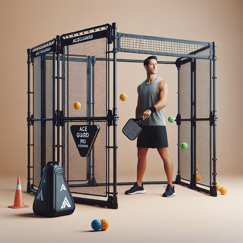 The AceGuard PRO Fencing Kit is designed for pickleball enthusiasts who need portable, quick-setup court boundaries for casual games and training.