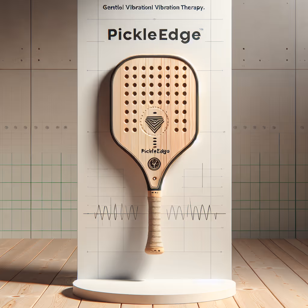 The PickleEdge Vibrational Recovery Paddle is designed to enhance your game by integrating gentle vibration therapy to reduce fatigue and enhance stamina during gameplay.
