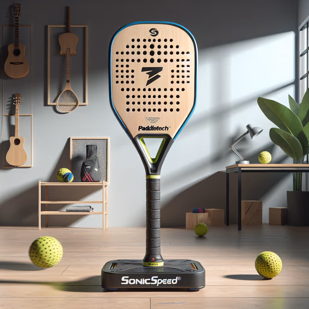 Enhance your pickleball game with the PaddleTech SonicSpeed Trainer, designed for precision skills practice and agility improvement.