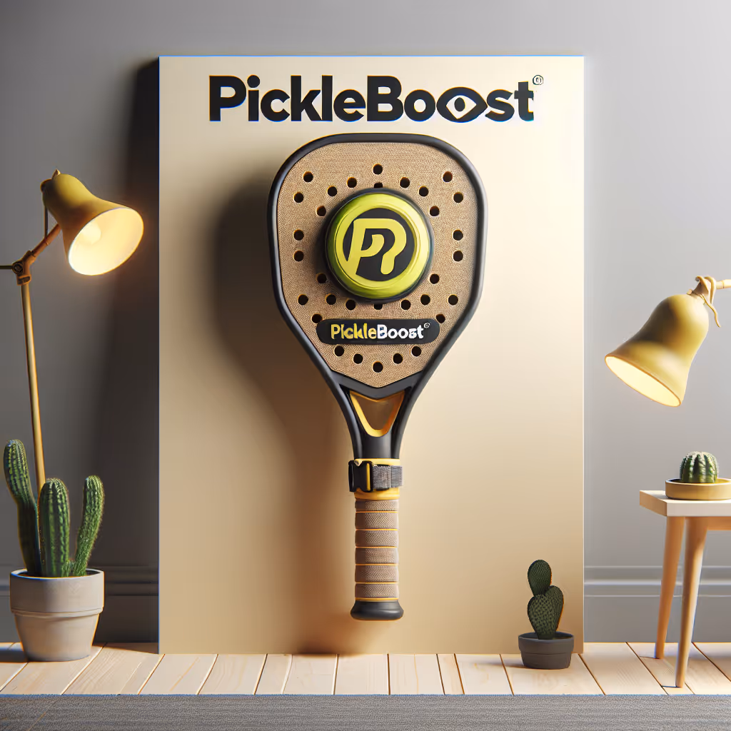 The PickleBoost Paddle Power Strap enhances your gameplay by providing extra stability and precision, perfect for any level pickleball player.