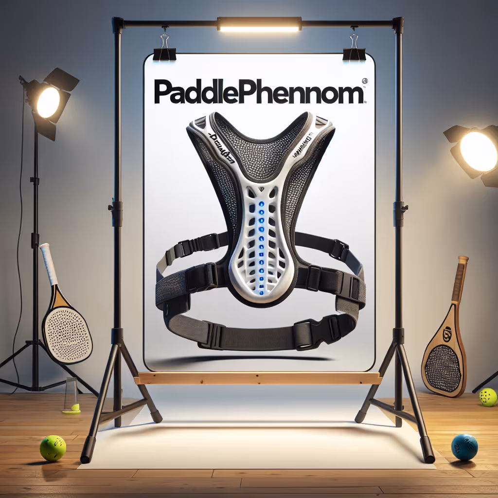 The PaddlePhenom Dynamic Agility Harness helps pickleball players enhance their speed and agility on the court, providing a competitive edge.