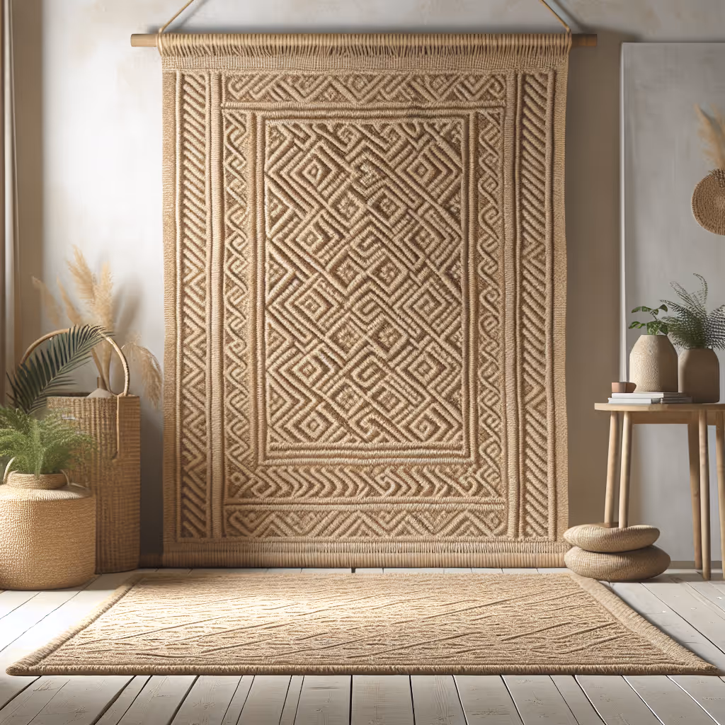 Gorgeous and sustainable, the Verdant Handwoven Jute Rug offers texture and warmth to any space with its unique pattern and eco-friendly materials.
