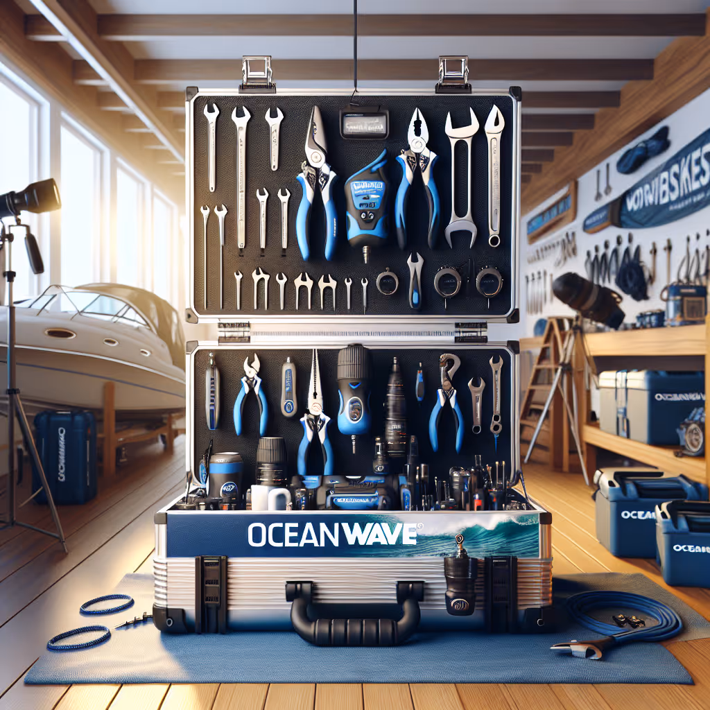 The OceanWave WorksPro Marine Tool Kit is an all-in-one, high-quality tool set designed for marine enthusiasts and professionals, perfect for on-the-go repairs and maintenance.