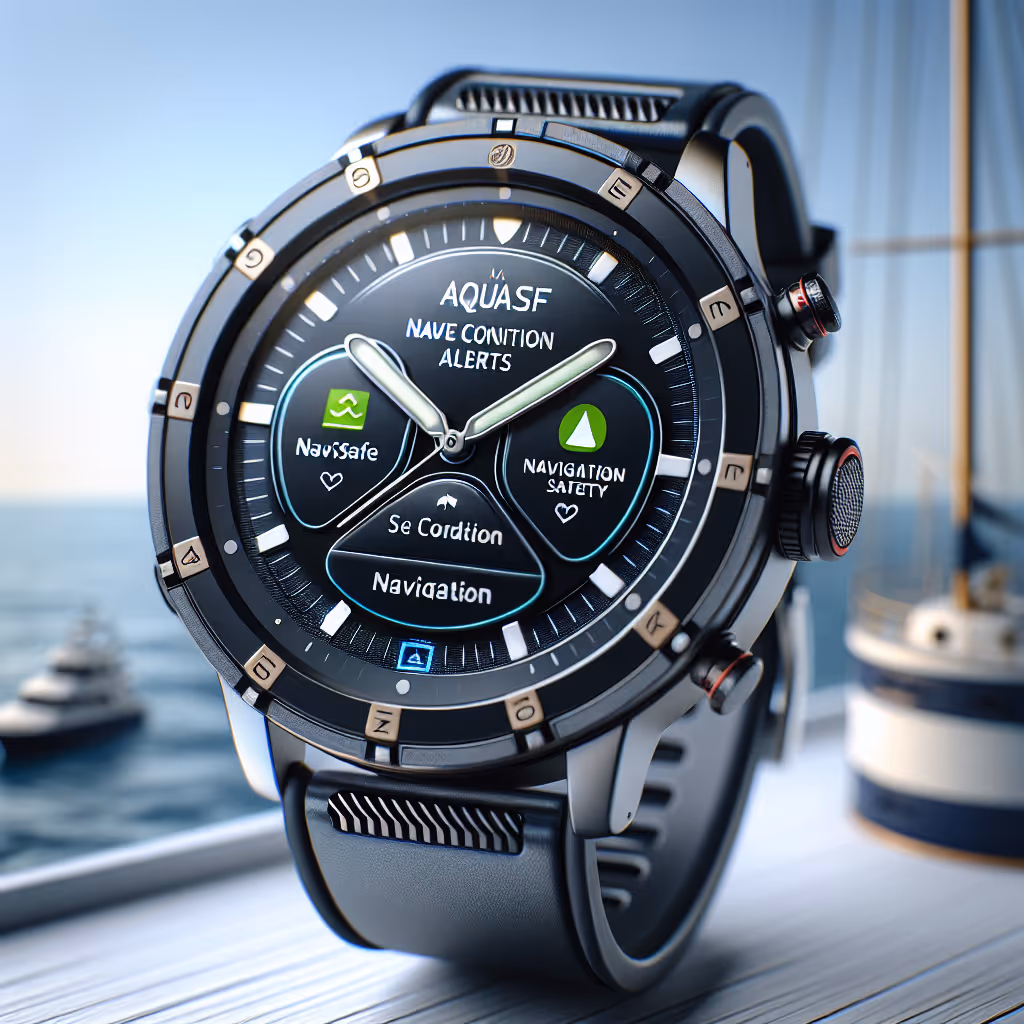 The AquaX NavSafe Marine Watch is a cutting-edge smartwatch designed for marine enthusiasts, providing sea condition alerts, navigation, and safety features directly on your wrist.