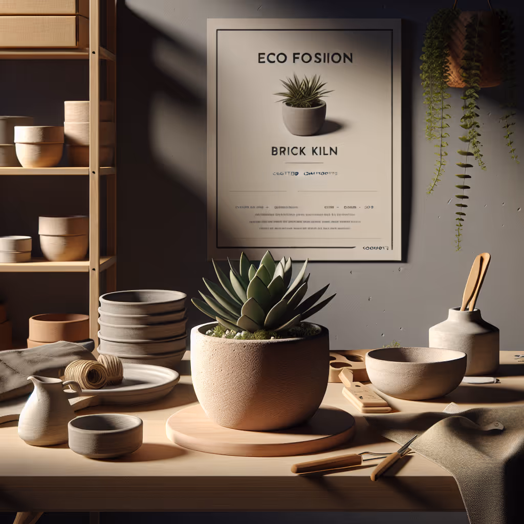 The EcoFusion Brick Kiln Planter combines elegance and sustainability, offering a unique home for your plants. Handmade from recycled materials, this planter reflects both nature's beauty and an eco-friendly lifestyle.