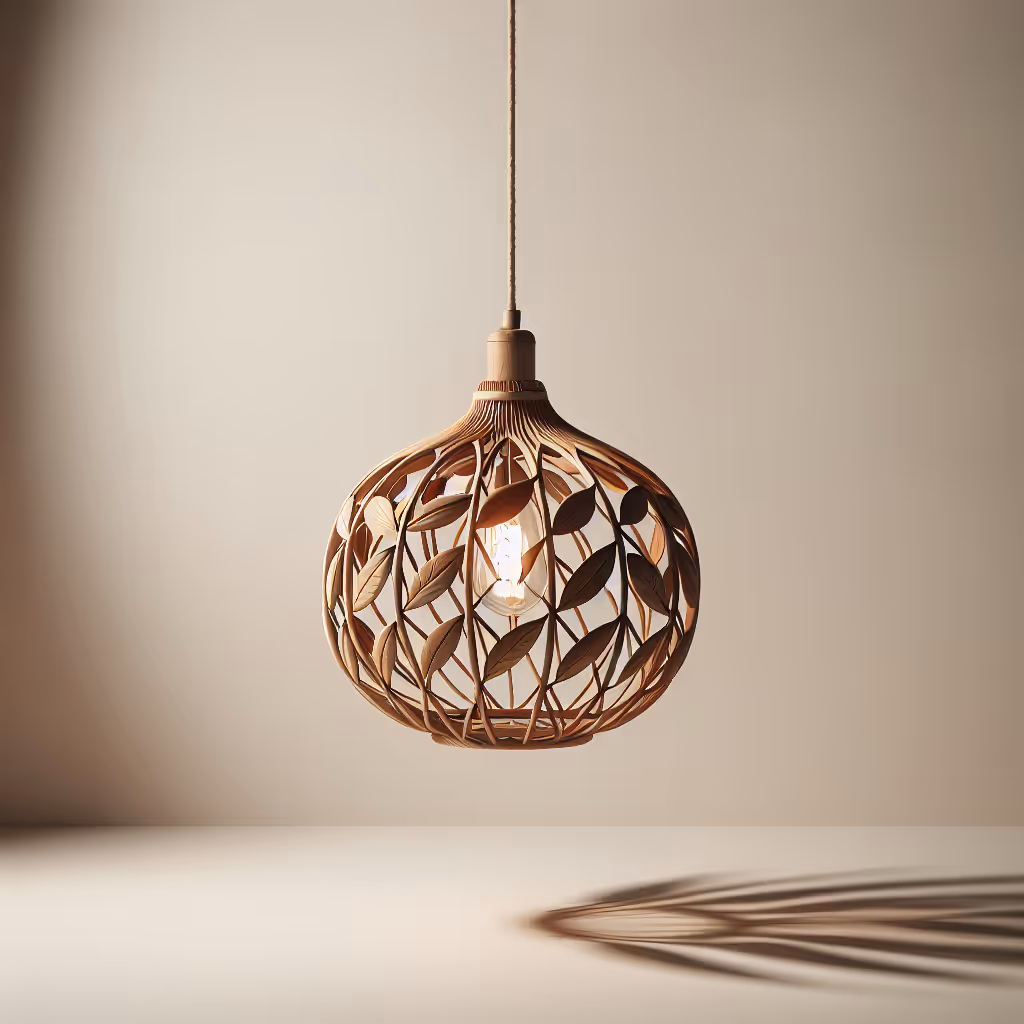 Transform your living space with the Origo Leafy Light, an eco-friendly, handcrafted pendant lamp that marries elegance and sustainability.