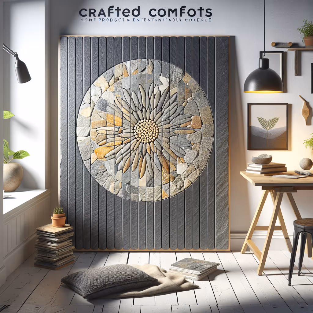The EcoSlate Radiant Stone Heating Panel is a sleek, energy-efficient heating solution crafted from recycled slate, perfect for environmentally-conscious homes.