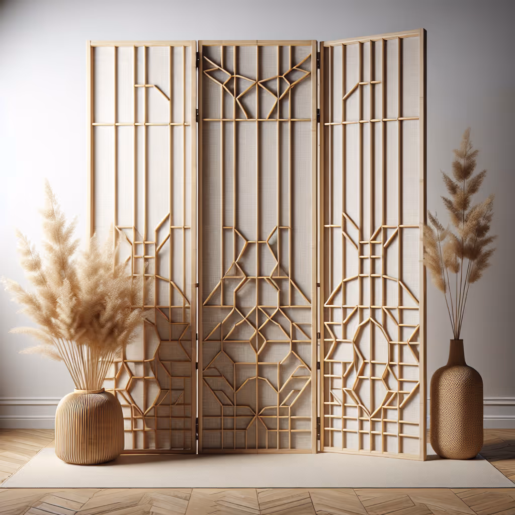 Add a touch of nature's elegance to your home with the Bamboo Fractals Screen, designed to offer both style and privacy while using sustainable materials.