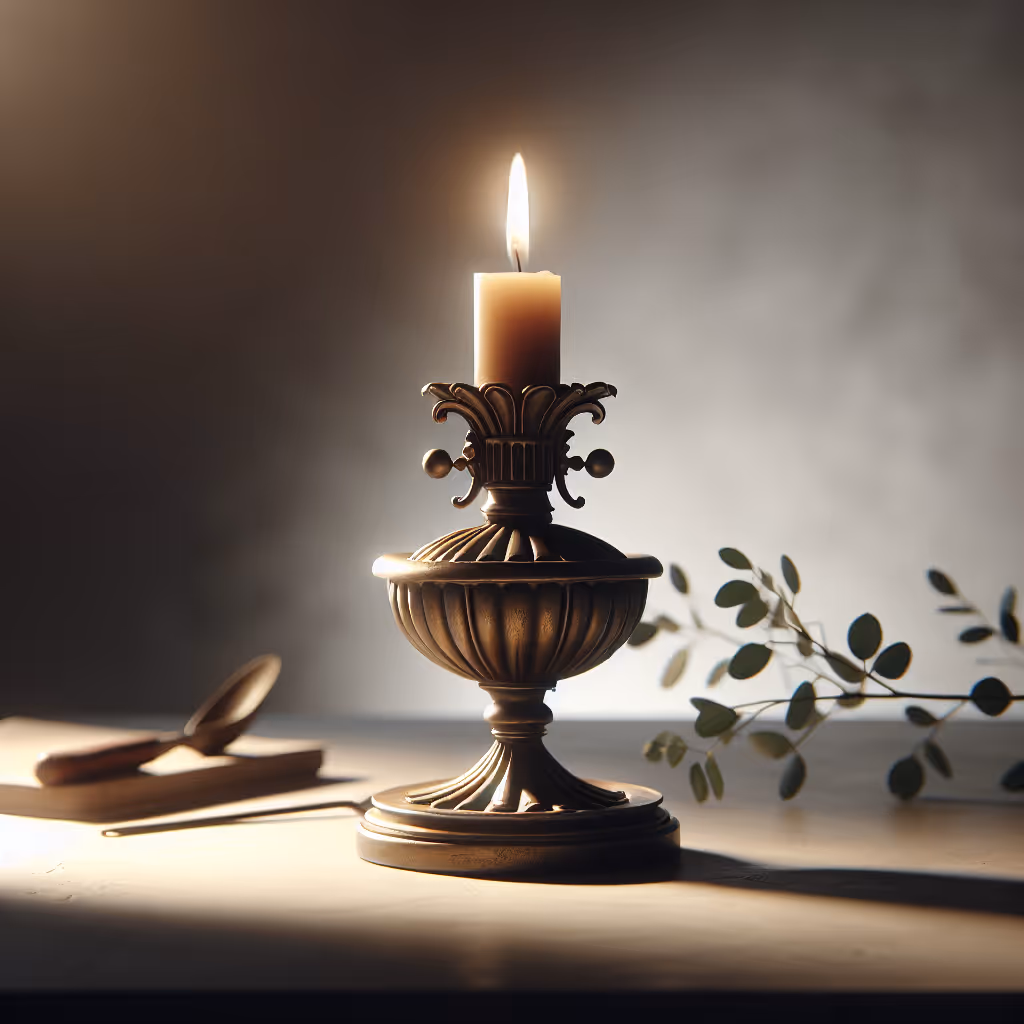 The EcoArtistry Vintage Candle Holder brings timeless elegance and sustainable craftsmanship to your living space.