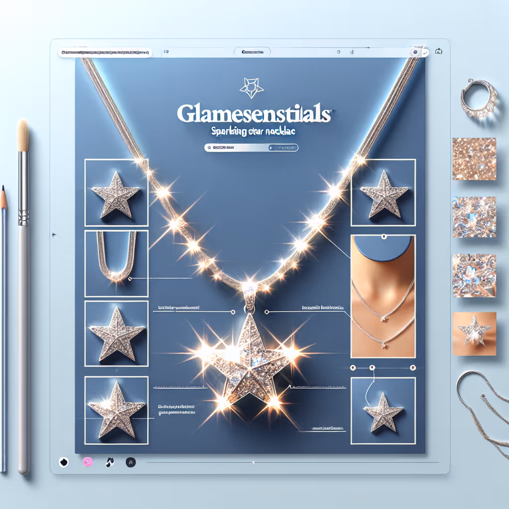 The GlamEssentials Sparkling Star Necklace is a trendy and eye-catching accessory for teens who love a little sparkle. Perfect for everyday wear or special occasions.