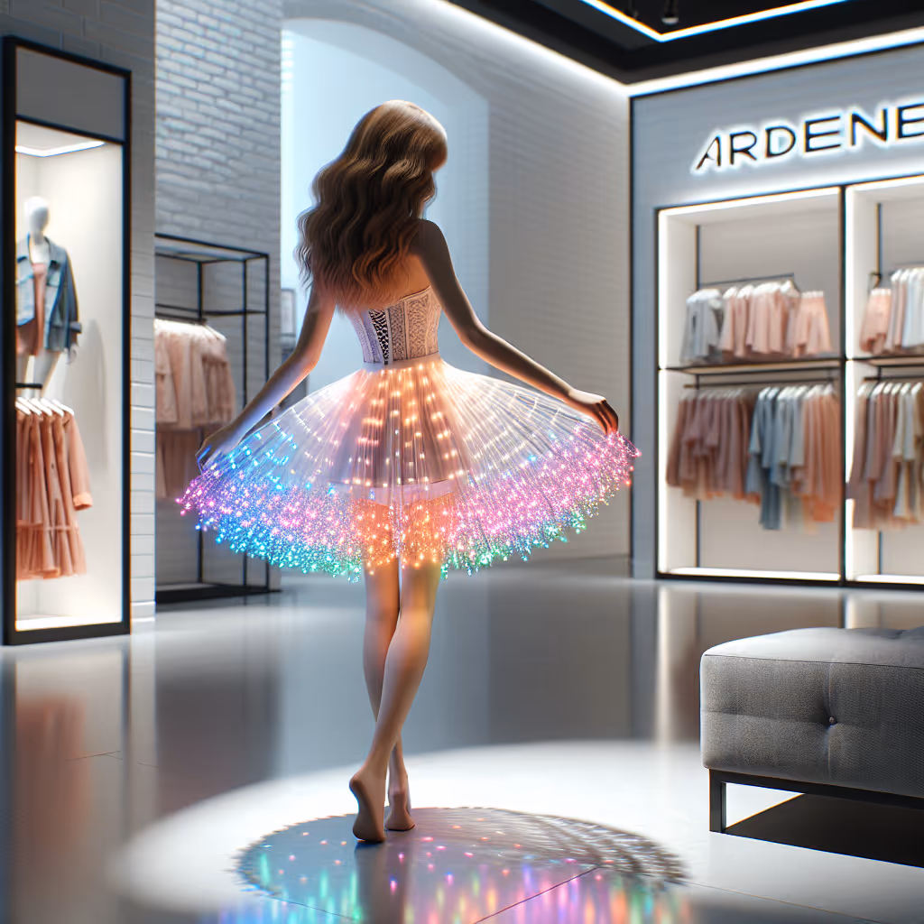 The Glimmer Twirl LED Petticoat lights up your outfit and your day with vibrant, changeable LED lights.