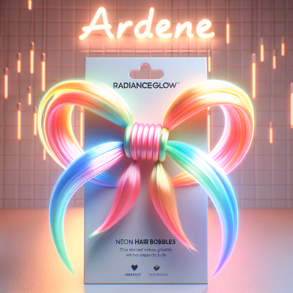 Brighten up your style with the RadianceGlow Neon Hair Bobbles, perfect for those who love a pop of color in their hairstyle.