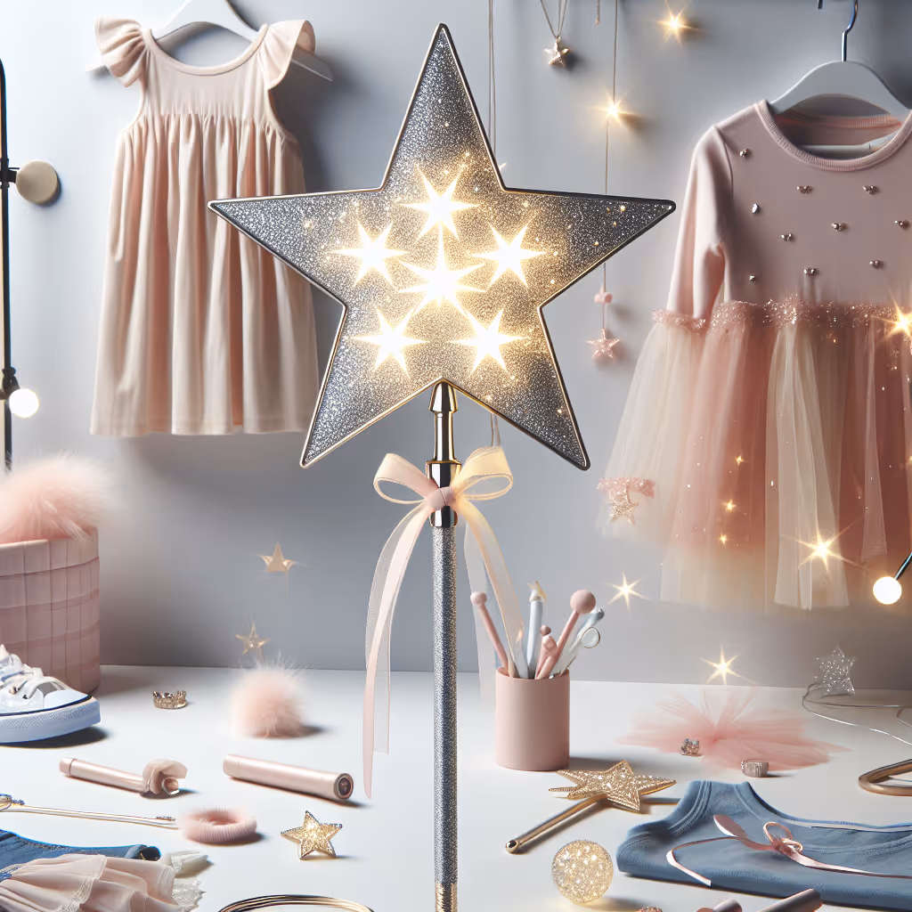 The GlowGala Light-Up Star Wand is a dazzling accessory for any girl who loves a bit of sparkle. Perfect for parties, concerts, or just adding a touch of magic to everyday life.