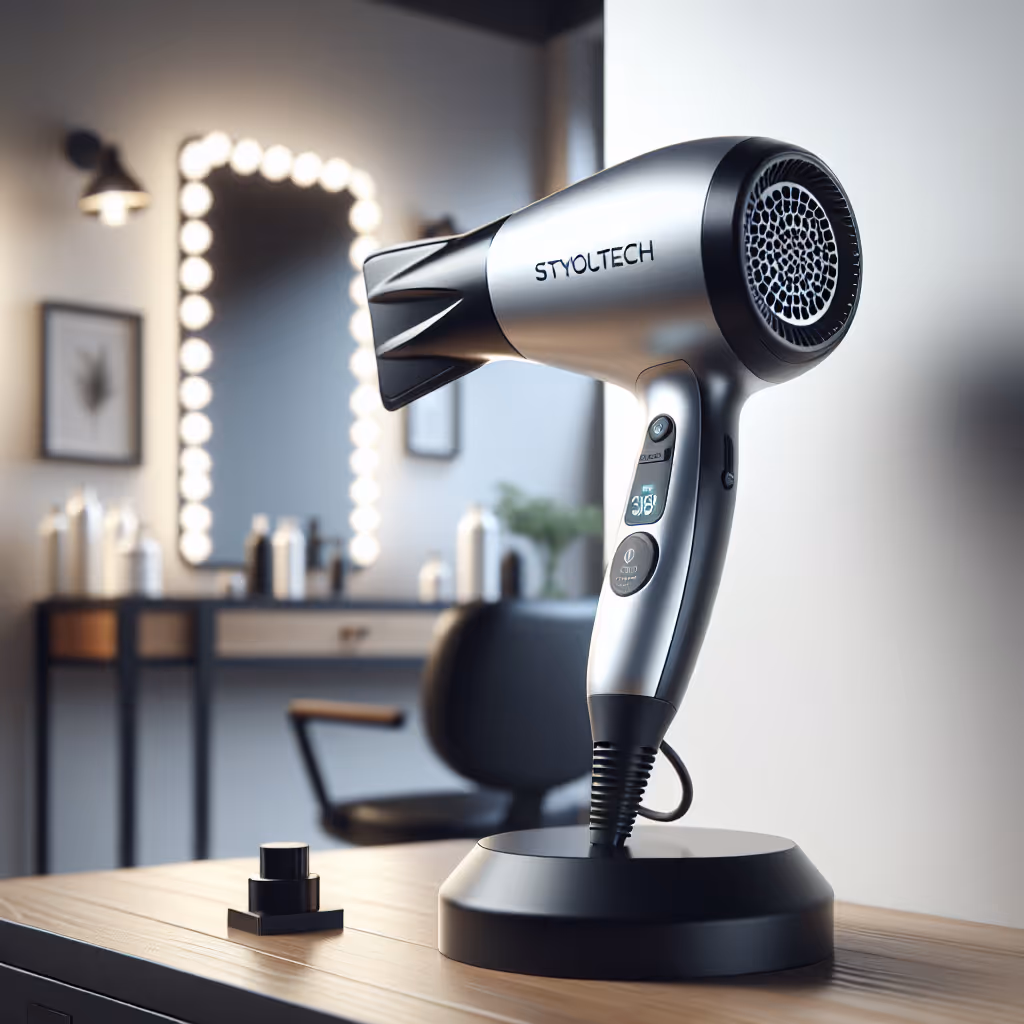 The StyloTech EcoAir Cordless Hair Dryer offers unmatched flexibility and convenience with its rechargeable design and eco-friendly technology.