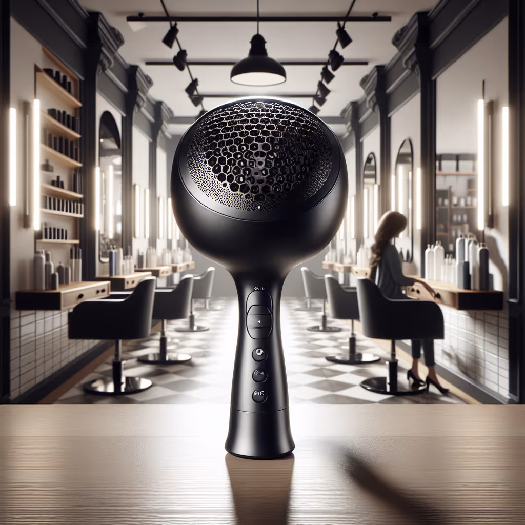 The StyloTech WhisperQuiet Ionic Hair Diffuser ensures gentle and even airflow for perfectly styled curls without the frizz. Ideal for professional hairdressers and home users craving salon-quality results.