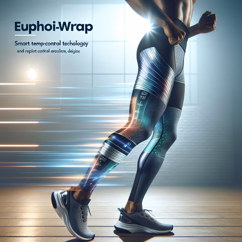Revolutionize your fitness experience with the VibrantMoves Euphori-Wrap Compression Leggings, featuring smart temp-control technology and bold reflective designs.