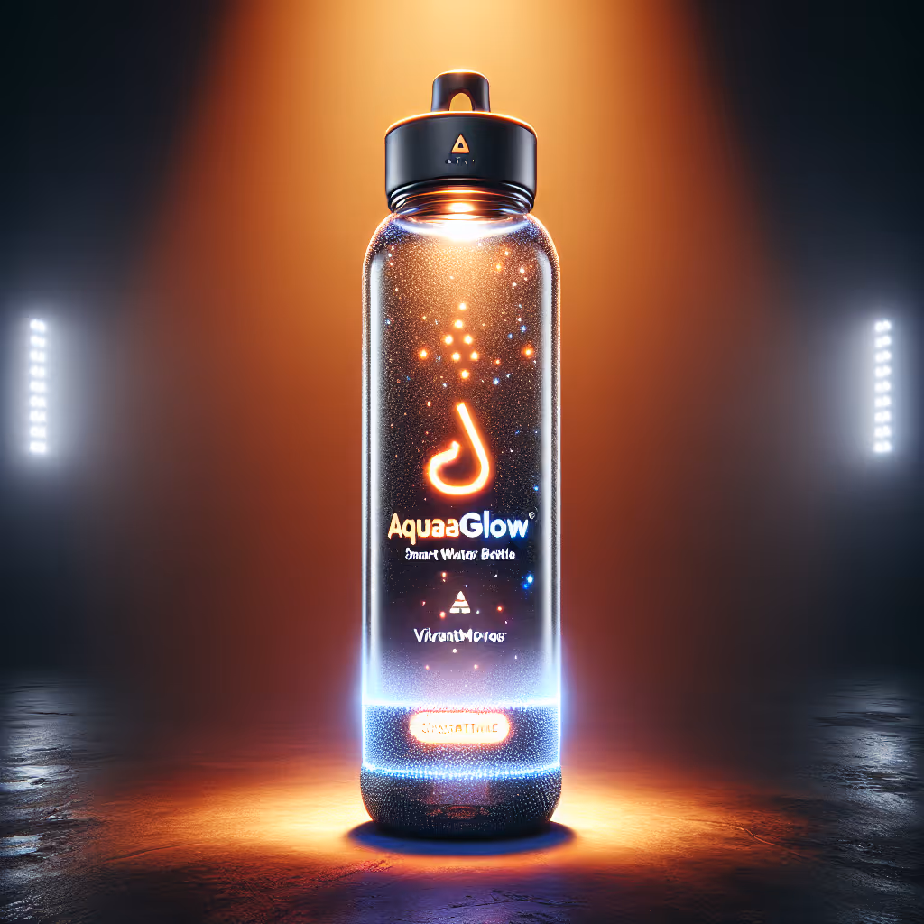 Experience next-level hydration with the AquaGlow Smart Water Bottle, designed to keep you refreshed through every workout and adventure.