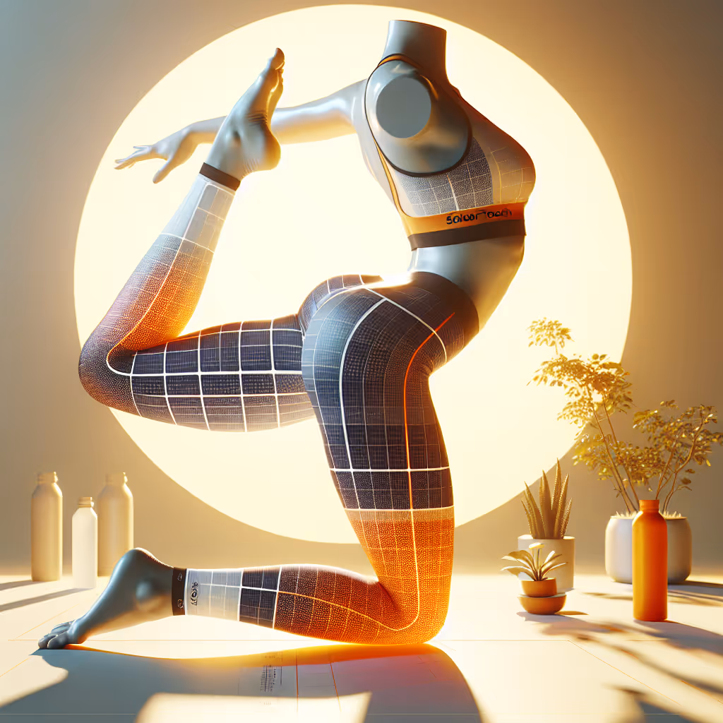 The VibrantMoves SolarTech Active Tights combine eco-friendly solar-powered fabric with style and comfort, perfect for any activity.
