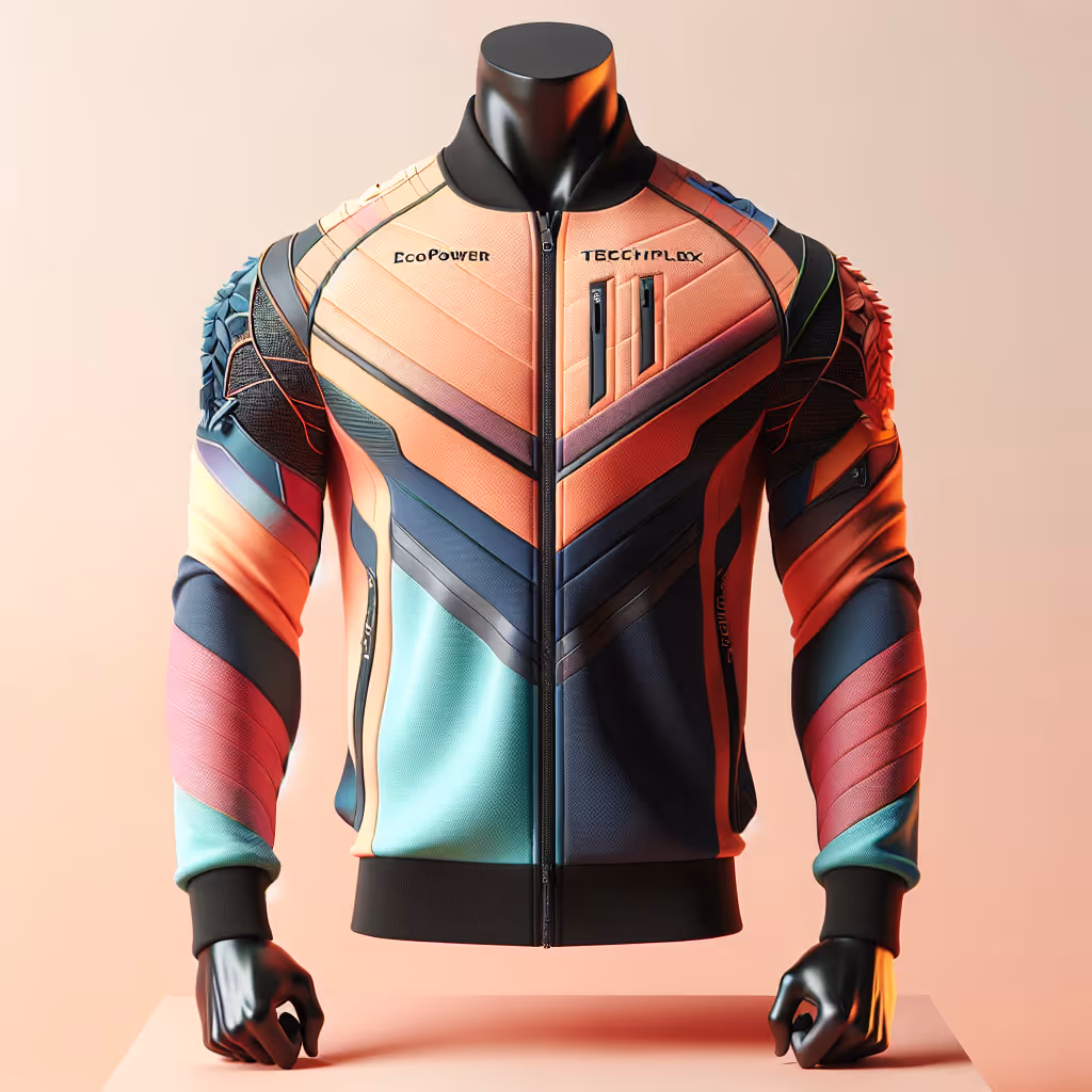 Introducing the EcoPower TechFlex Jacket, a versatile and sustainable choice for everyday athletes, available exclusively at VibrantMoves.