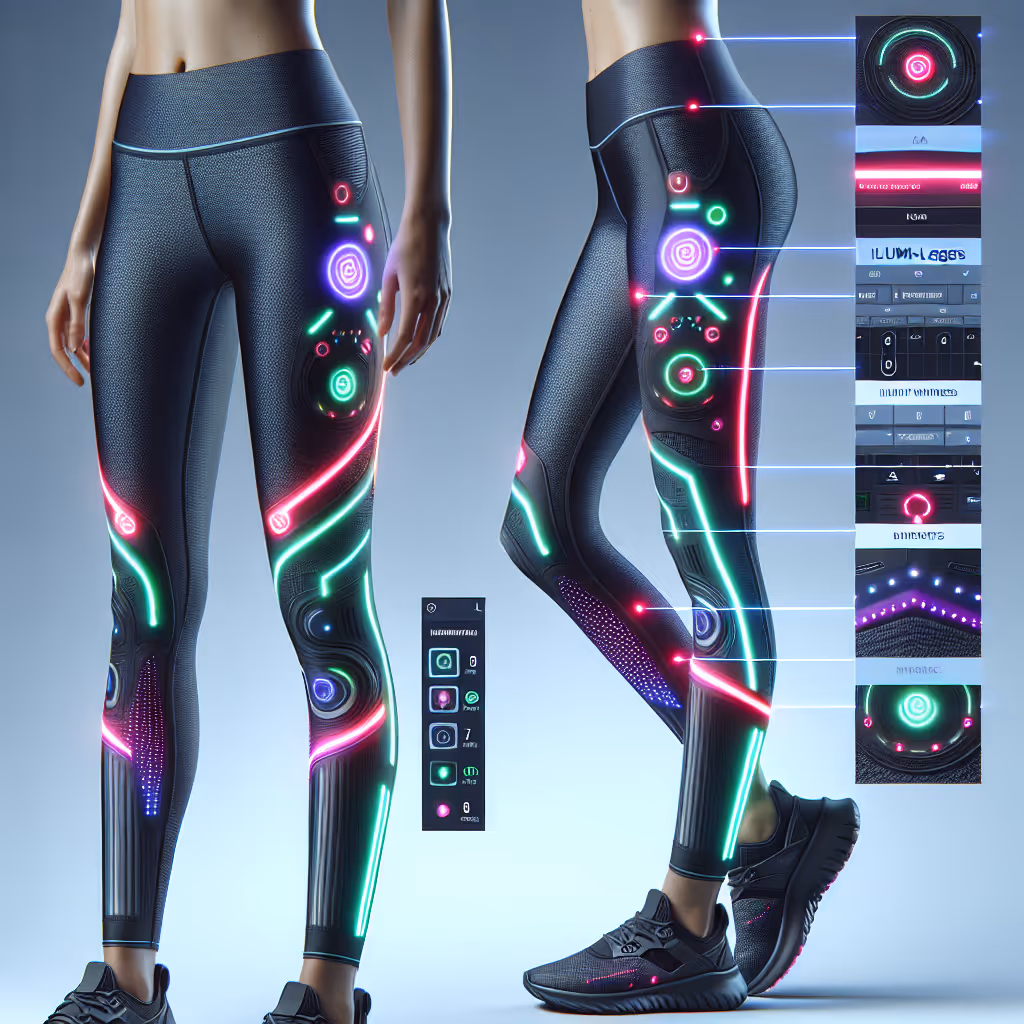 BoldMove Illumi-Leggings with built-in LED accents offer unmatched comfort and style for night workouts, making every move visible and vibrant.