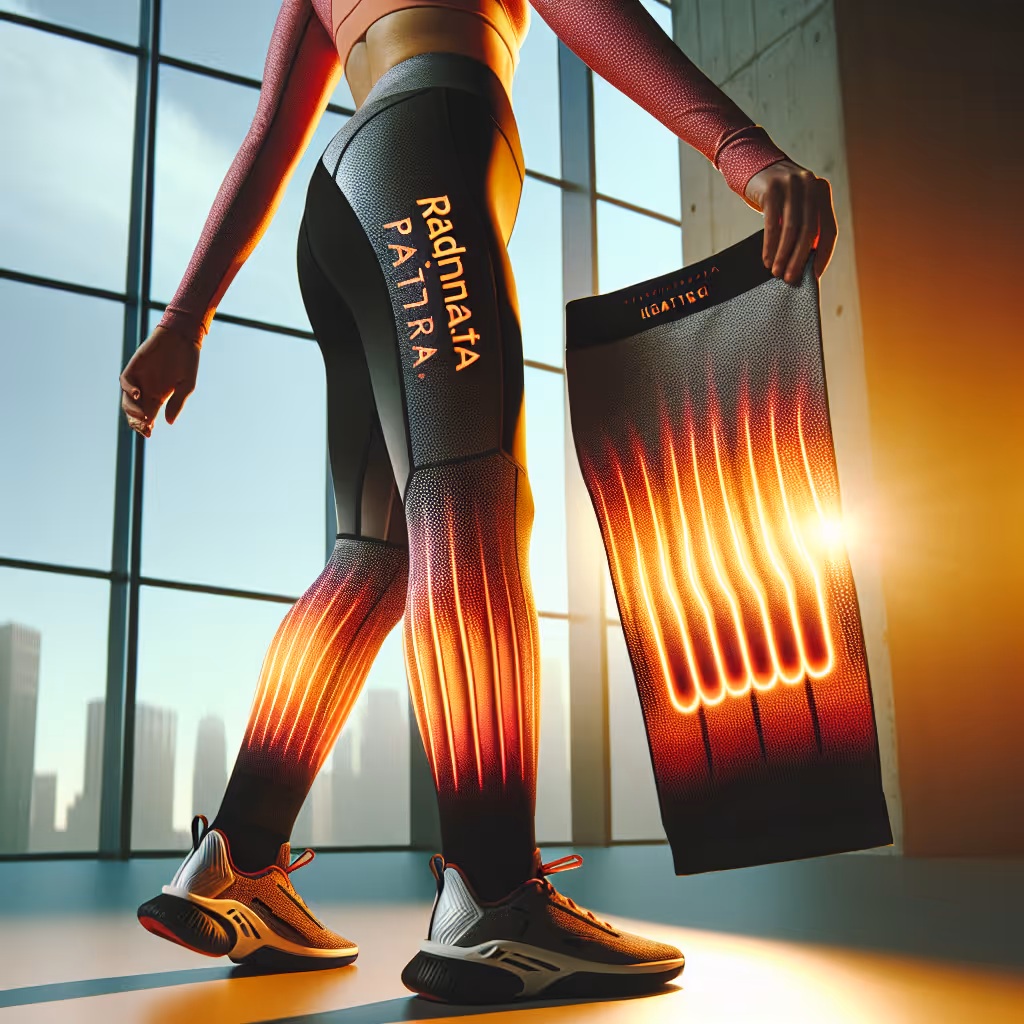 Maximize your movement with the RadiantAura HeatTech Leggings, featuring revolutionary heating technology to keep your muscles warm and ready. Perfect for both urban athletes and fitness enthusiasts during colder months.