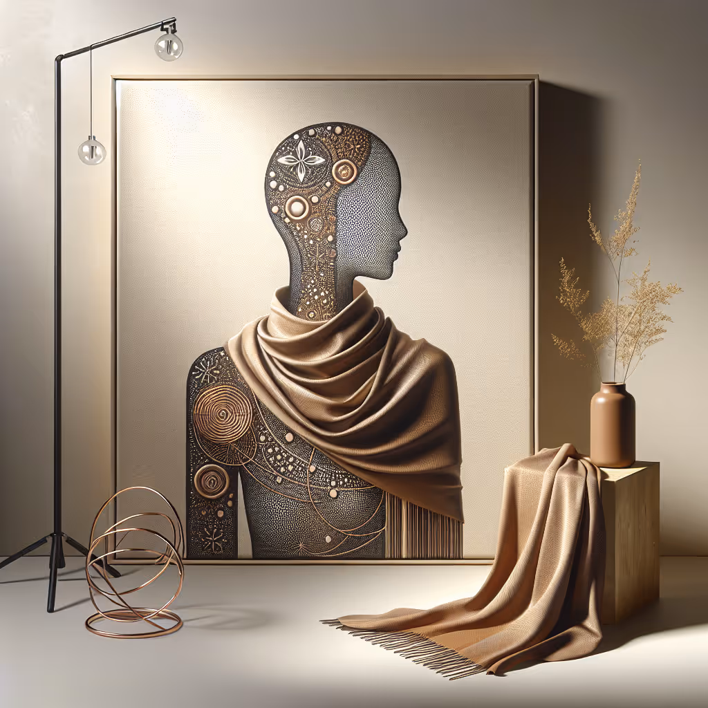 The EcoChic BioMagnetic Scarf combines style with wellness through its unique biomagnetic fibers that enhance blood circulation while providing warmth and elegance.