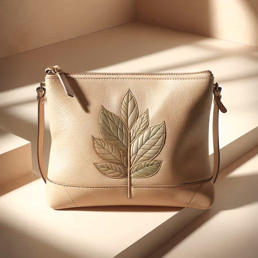 The EcoChic Plant Leather Pouch is a sleek, stylish accessory made from innovative plant-based leather, perfect for eco-conscious trendsetters.
