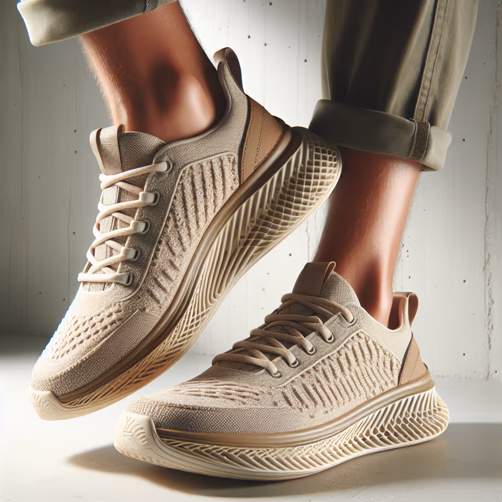 Step out in style with the EcoChic HydroStride EcoSneakers. These sneakers are crafted from recycled ocean plastics and feature a biodegradable sole, offering comfort and sustainability with each stride.