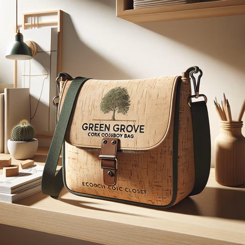 Keep your essentials secure while promoting sustainability with the EcoChic Green Grove Cork Crossbody Bag. Light, durable, and eco-friendly — perfect for the modern trendsetter.