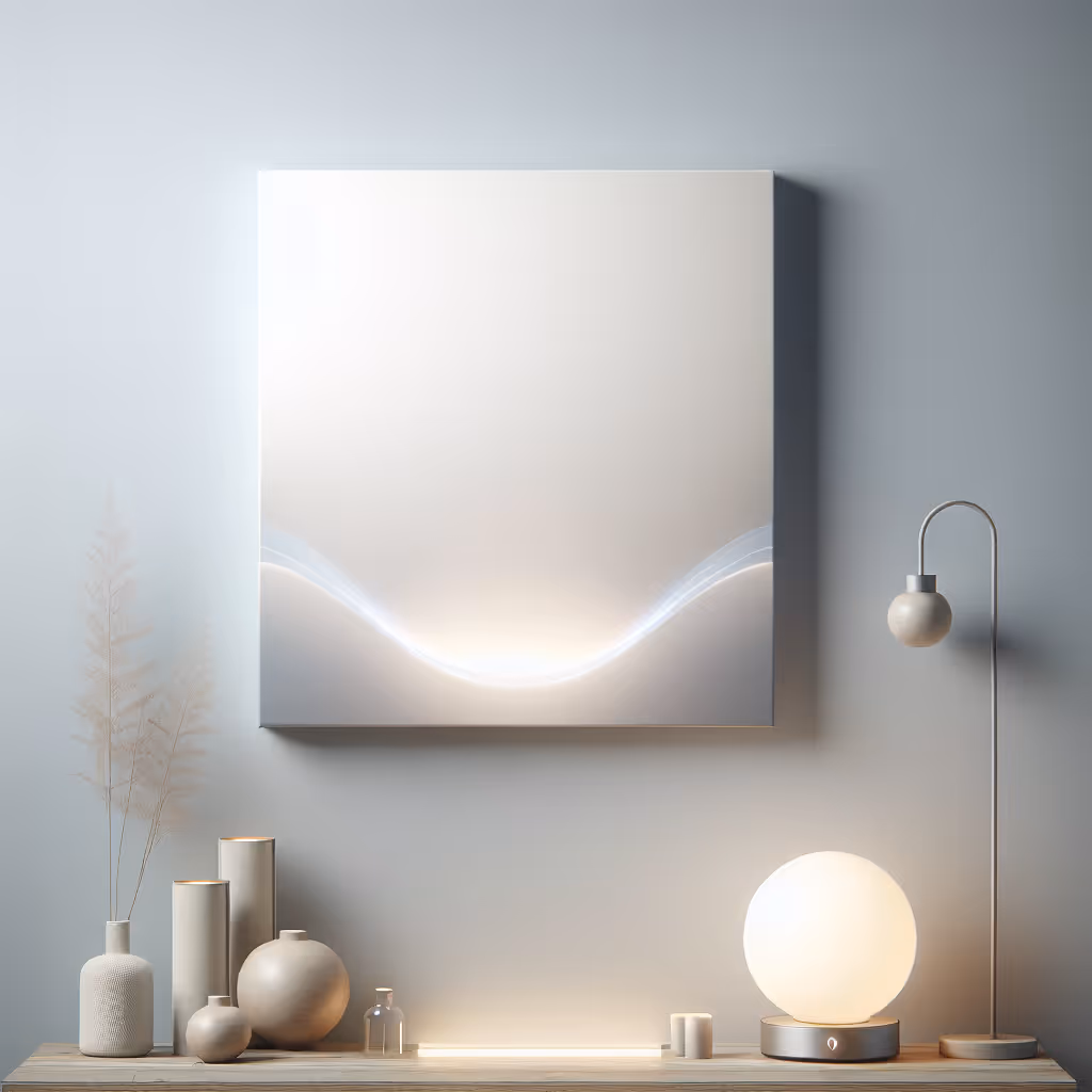 Elevate your space with the ZenAura Gradient Light Panel, designed to create a soothing and elegant ambiance in any room. The customizable light settings allow you to transform your wall into a dynamic canvas of serenity.