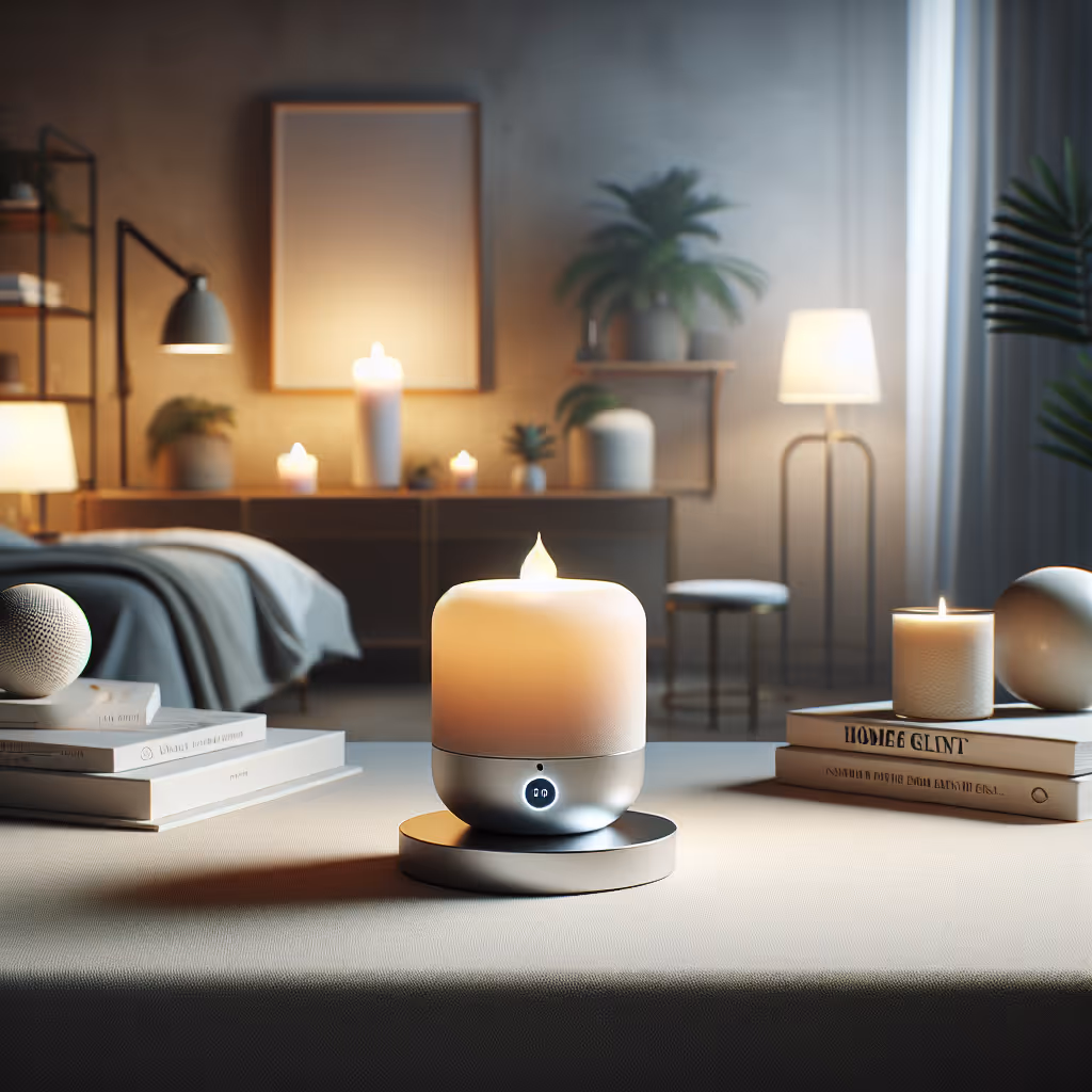 Enhance your home ambiance with the LuxeLight Serenity Flicker. This smart LED candle combines elegant design with innovative technology, allowing you to control the light’s intensity and flicker pattern via a dedicated mobile app.