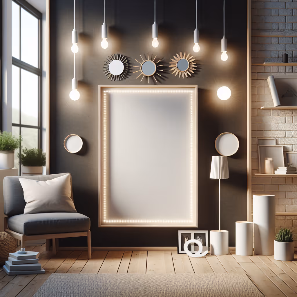 A revolutionary, customizable LED art frame that transforms any living space with dynamic light patterns and personalized designs.