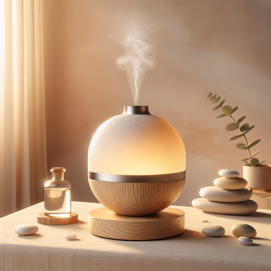The Solis Breeze Aroma Lamp combines soothing ambient light with the gentle fragrance of essential oils to create a relaxing experience in any room.