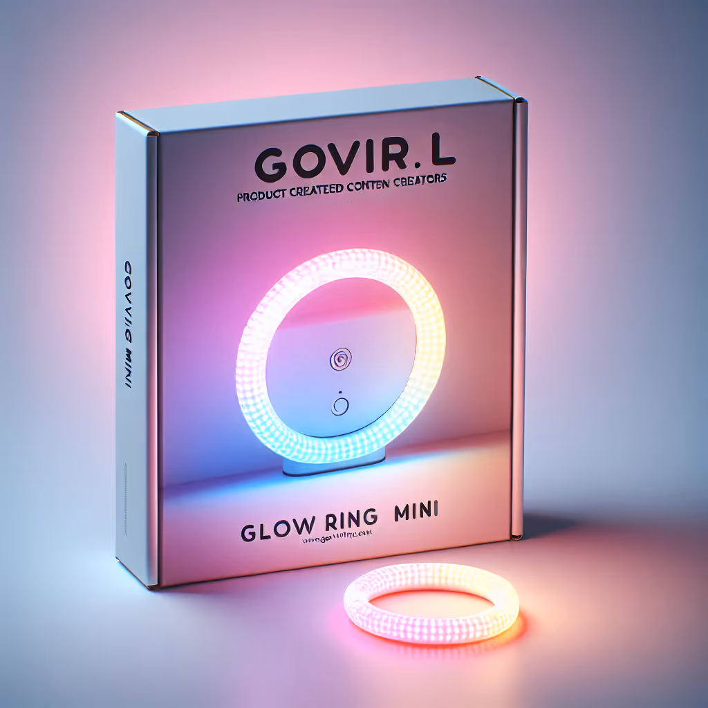 The GlowRing Mini is the ultimate portable ring light designed for content creators seeking flawless lighting wherever they go.