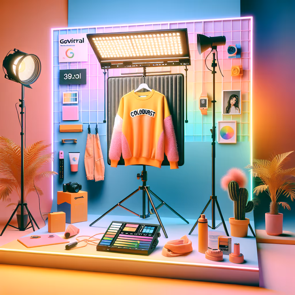 Level up your content creation game with the ColorBurst Foldable Lighting Panel, designed to deliver vibrant, studio-quality lighting anywhere you go.