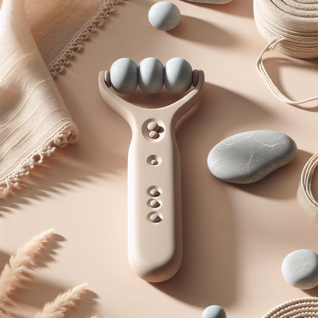 Elevate your daily skincare routine with the Tranquil Stone Face Massager, a soothing facial tool designed to rejuvenate and refresh your skin.