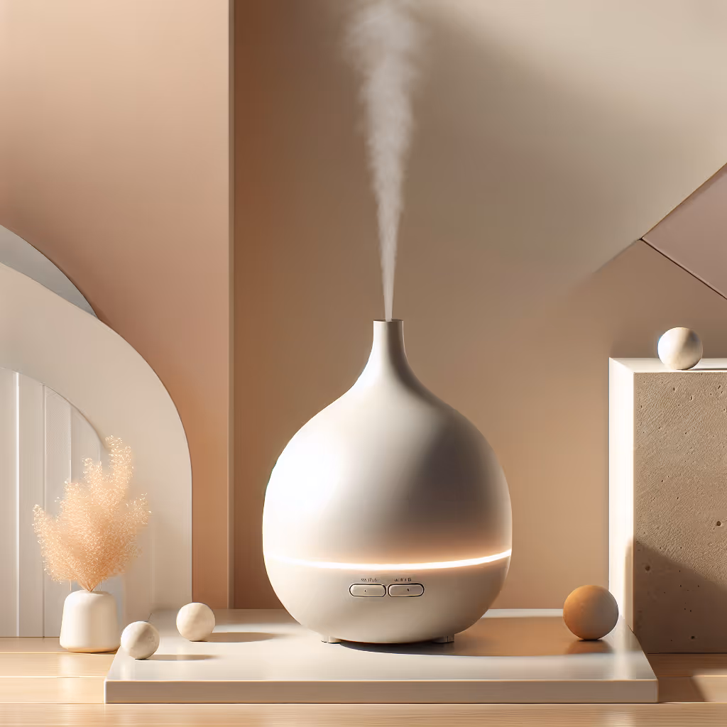 Elevate your daily rituals with the Radiant Mist Diffuser, a beautiful fusion of aromatherapy and ambient lighting that transforms your space into a serene oasis.