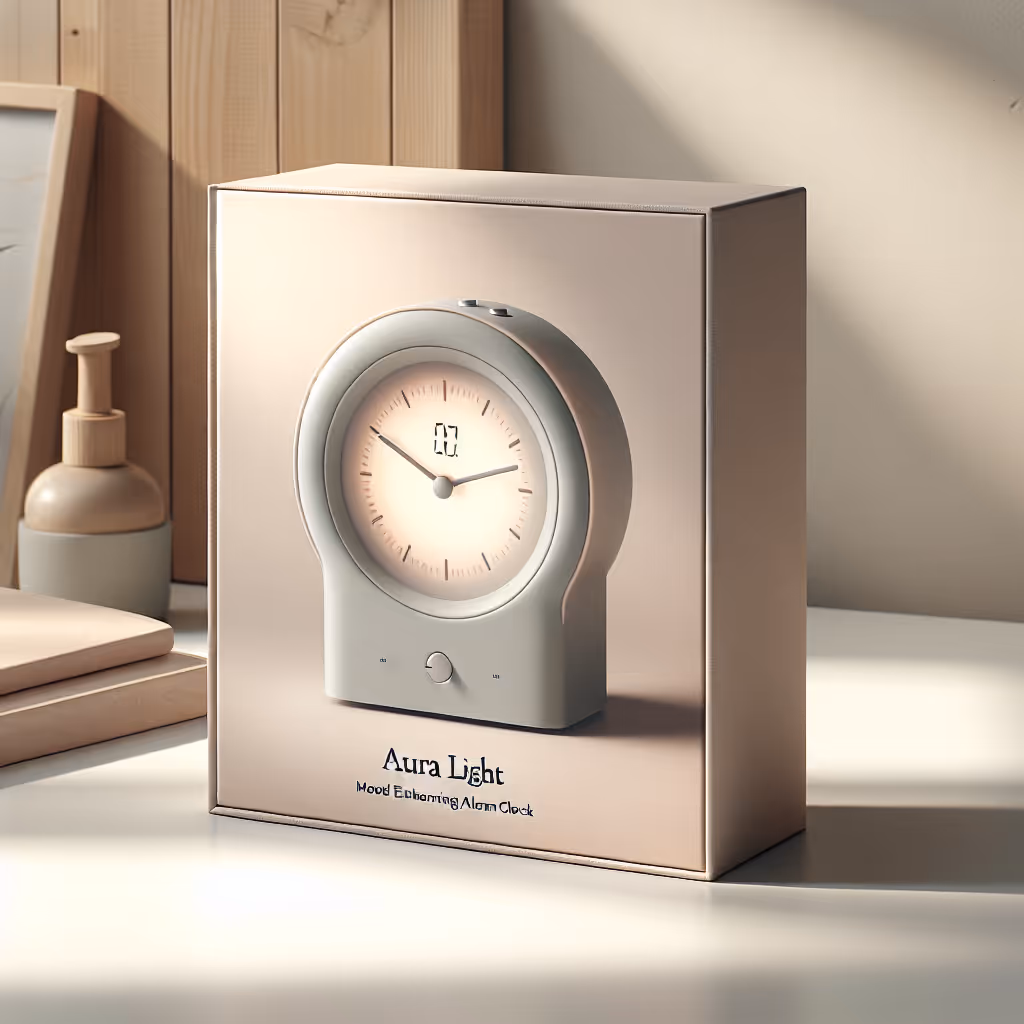 The AuraLight Mood Enhancing Alarm Clock gently wakes you with soft light and nature sounds, setting a positive tone for your day.