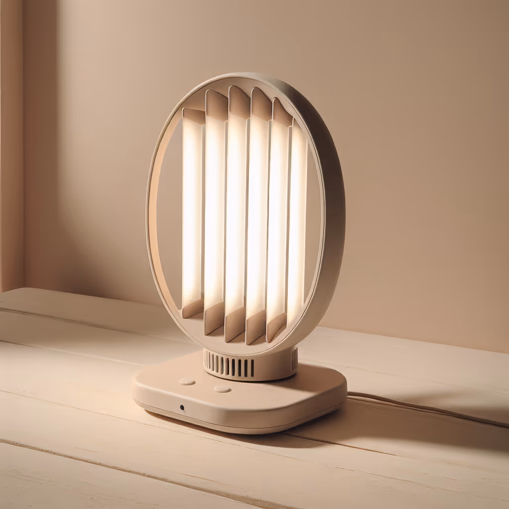 The LumiCloud Sun Ray Light is a revolutionary light therapy lamp that simulates natural sunlight, enhancing your mood and energy levels for optimal daily well-being.