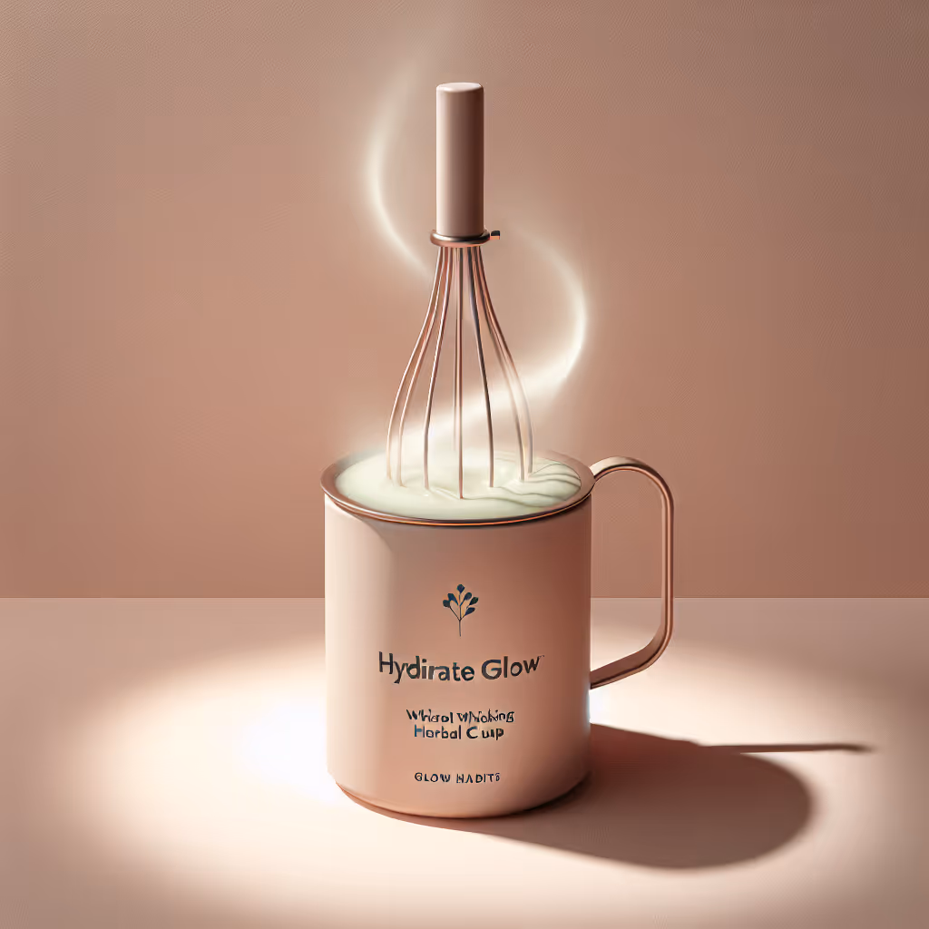 Enhance your hydration rituals with the HydrateGlow Whisking Herbal Cup, designed to whisk and infuse tea or other herbal blends to maximize flavor and wellness benefits.