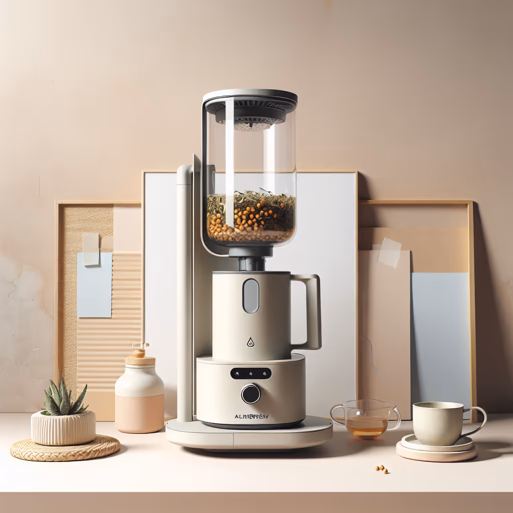 The CalmBrew Adaptogenic Tea Maker is your go-to solution for crafting personalized wellness teas, featuring a sleek design and user-friendly operation.