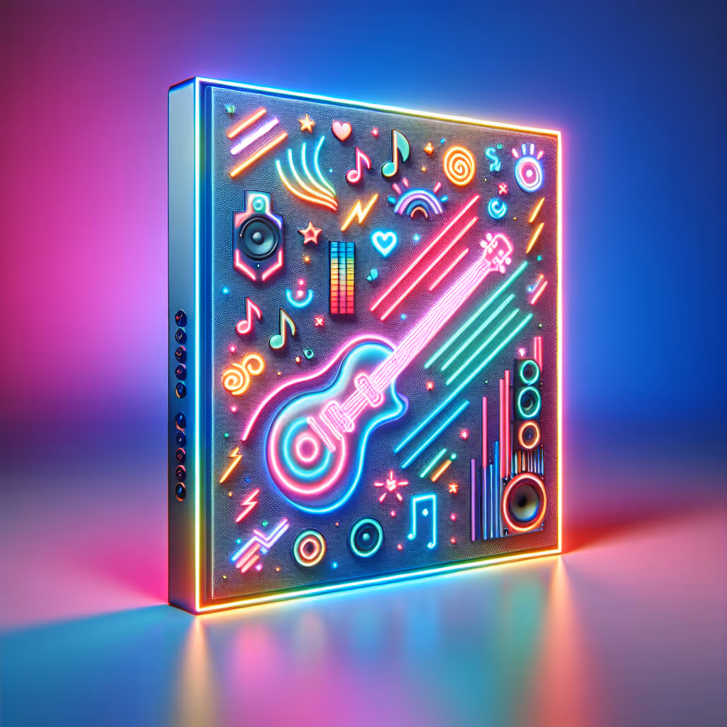 The VibeSync Reactive LED Panel creates dynamic background effects that sync to your music, elevating any content with vibrant color waves.