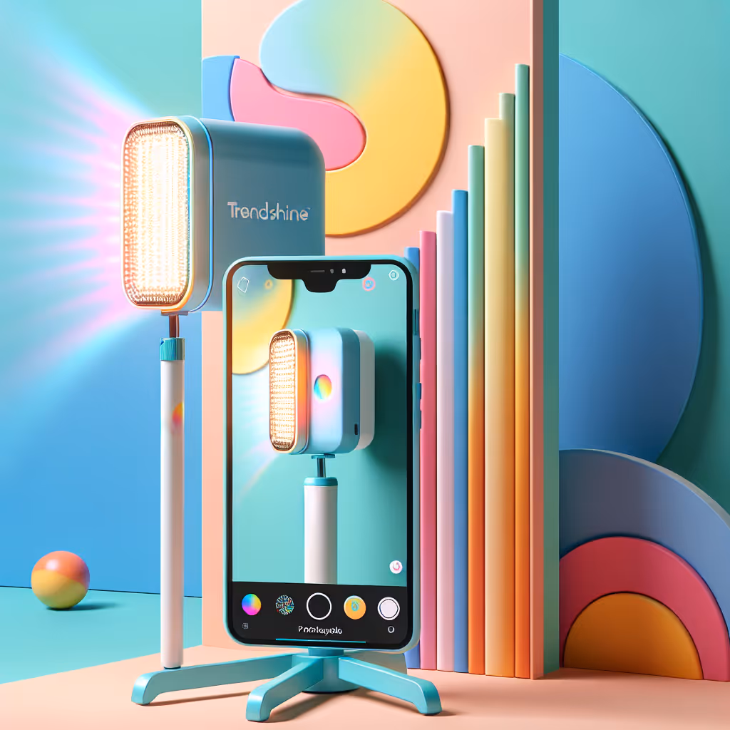 The TrendShine AuraSnap Backdrop Light is your portable stage, letting you showcase your style in vibrant colors while seamlessly transforming any space into a creative studio.