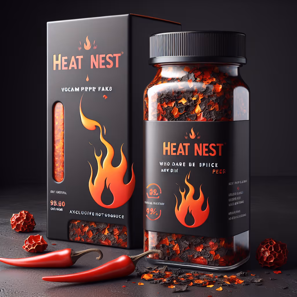 Discover the taste sensation with our exclusive 'Volcanic Ash Pepper Flakes'. Perfect for those who dare to spice up any dish with a smoky heat.
